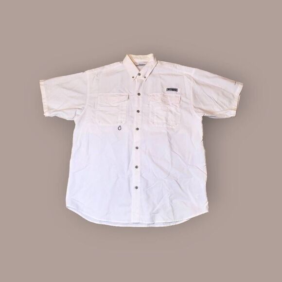 Columbia Men’s PFG Omni-Wick Omni-Shade UPF 40 Crystal Springs Short Sleeve Shir - Picture 1 of 12